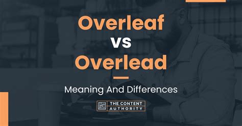 overlaf|overleaf meaning.